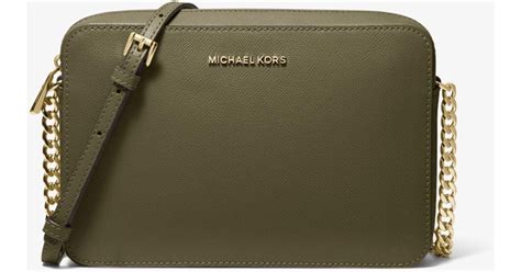 michael kors olive lined zip-up|Michael Kors jet set.